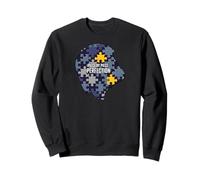 Puzzle Perfection Piece by Piece Mindset Design Sudadera