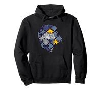 Puzzle Perfection Piece by Piece Mindset Design Sudadera con Capucha