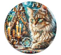 Puzzle Persian Gato 1000 Piezas para Adultos Y Niños Juego Difícil De Cochetón Rompecabezas Persa Fortuna Decorativo Regalo para Hombre 1000pcs (67.5x67.5cm)