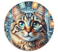 Puzzle Persian Gato 1000 Piezas para Adultos Y Niños Juego EduGatoivo De Cochetón Puzzles Persa Ciencia Ficción Decorativo Regalo Ideal 1000pcs (67.5x67.5cm)