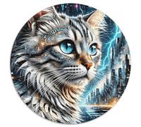 Puzzle Persian Gato 1000 Piezas para Adultos Y Niños Juego EduGatoivo De Cochetón Rompecabezas Persa Urbano Decorativo Regalo para Hombre 1000pcs (67.5x67.5cm)