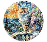 Puzzle Persian Gato 1000 Piezas para Adultos Y Niños Juego Familiar De Cochetón Rompecabezas Persa Barandilla Decorativo Regalo Original 1000pcs (67.5x67.5cm)