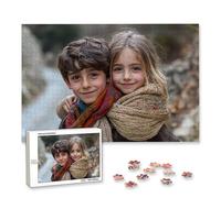 Puzzle Personalizado 1000/1500/2000/3000/4000/5000 Piezas, Puzzle Personalizado con Foto, Rompecabezas de Madera con Tu Foto Favorita para Adultos, Regalos Personalizados Cumpleaños, Navidad C-34