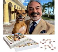 Puzzle Personalizado con Foto 1000 1500 2000 3000 4000 5000 Piezas Puzzle de Madera Personalizable con tu Imagen Regalo Original, con Texto Familia, Mascotas, Cumpleaños, Navidad y Halloween h-3822