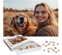 Puzzle Personalizado con Foto 1000 1500 2000 3000 4000 5000 Piezas Puzzle de Madera Personalizable con tu Imagen Regalo Original, con Texto Familia, Mascotas, Cumpleaños, Navidad y Halloween h-3595