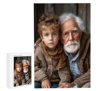 Puzzle Personalizado con Foto 200 Piezas, Rompecabezas de Madera Personalizable con tu Propia Imagen, Regalo para Madres/Parejas/Novios - para Montar Regalo Original Diferentes Tamaños Disponible d198