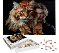 Puzzle Personalizado con Foto, Personalizada Rompecabezas Personalizado Diseña tu Logo Foto o Texto, Personalizado Navidad Halloween San Valentín Parejas Niños Familia Amigos h-1434