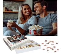 Puzzle Personalizado con Foto Personalizado con Foto Rompecabezas Personalizada con Imagen HD, Texto o Nombre Navidad Halloween Día del Niño Juegos de Inteligencia Regalos para Niños Amigos h-599