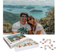Puzzle Personalizado con Foto Personalizado con Foto Rompecabezas Personalizada con Imagen HD, Texto o Nombre Navidad Halloween Día del Niño Juegos de Inteligencia Regalos para Niños Amigos h-3852