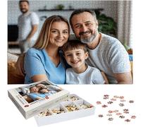 Puzzle Personalizado con Foto Personalizado con Foto Rompecabezas Personalizada con Imagen HD, Texto o Nombre Navidad Halloween Día del Niño Juegos de Inteligencia Regalos para Niños Amigos h-636