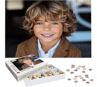 Puzzle Personalizado con Foto Personalizado con Foto Rompecabezas Personalizada con Imagen HD, Texto o Nombre Navidad Halloween Día del Niño Juegos de Inteligencia Regalos para Niños Amigos h-3095