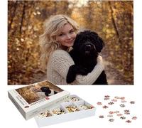 Puzzle Personalizado con Foto Personalizado con Foto Rompecabezas Personalizada con Imagen HD, Texto o Nombre Navidad Halloween Día del Niño Juegos de Inteligencia Regalos para Niños Amigos h-4271