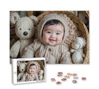 Puzzle Personalizado con Foto, Puzzle Personalizado 1500 Piezas, Regalos Originales para Mujer y Hombre, Rompecabezas de Madera Personalizable con Propia Imagen, Regalos para Amigos, Familiares A-2