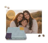 Puzzle Personalizado con Foto | Regalo Original Parejas, Amigos y Familia | Colores Vivos y Cartón Resistente Fabricado en España | De 24 a 3000 Piezas | para Días Especiales, Cumpleaños y Navidad