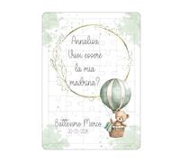 Puzzle personalizado de 45 piezas de 10 x 15 cm - Madrina y Padrino - Bautizo, confirmación o testigo de boda - Con nombre - Regalo original y único (Bimbo, bautizo madrina)