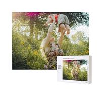 Puzzle Personalizzato per Adulti E Bambini, Puzzle Foto Personalizzata Da 300/500/1000 Pezzi il tuo con Foto Testo, Regalo Divertente per Famiglia, Compleanno, Matrimonio E Natale