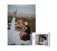 Puzzle Personalizzato per Adulti E Bambini, Puzzle Foto Personalizzata Da 300/500/1000 Pezzi il tuo con Foto Testo, Regalo Divertente per Famiglia, Compleanno, Matrimonio E Natale