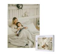 Puzzle Personalizzato per Adulti E Bambini, Puzzle Foto Personalizzata Da 300/500/1000 Pezzi il tuo con Foto Testo, Regalo Divertente per Famiglia, Compleanno, Matrimonio E Natale