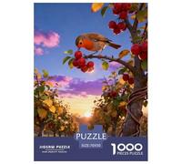 Puzzle Petirrojo 1000 Piezas - para Adultos Puzzles De Autumn Huerto, Juego Divertido E Instructivo, Arte Decorativo, Regalo para Hombre 70x50cm/1000pcs