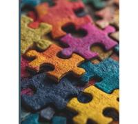 Puzzle Pieces of Life Notebook Journal: Lined with 100 pages, 7.5" x 9.25"; Great for journaling, note taking, dreams, goals, aspirations.