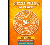 Puzzle Pillow of Peace: Relaxing Maze Puzzles for Busy Minds - Maze Puzzle Book and Brain Games for Kids, Teens, and Adults