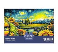 Puzzle Pintura Estilo Van Gogh 1000 Piezas para Adultos Y Niños - Rompecabezas De DIY, Juego Creativo para Toda La Familia 38x26cm/1000pcs
