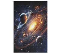 Puzzle planeta Puzzles para AdultosPuzzles de madera de 1000 piezas para adultos regalos estimulantes (78×53cm)