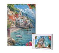 Puzzle Playa Puzzle 1500 Piezas,Villa Rompecabezas Desafiante,Juego Puzzles Adultos,Impresión de Alta Definición Colorido Puzzles Madera con Caja de Regalo,Home Decoration,Regalo Mujer,p1884t