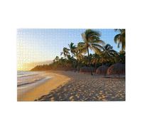 Puzzle Playa Puzzle 5000 Piezas Atardecer Imposible, DIY Obra de Arte de Juego de Rompecabezas para Adultos, Rompecabezas de Alta Definición Multicolor, Regalo Mujer Decoracion Hogar 105x156cm E-600