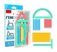 Puzzle polígono interactivo para el pensamiento geométrico práctico y demostrador de herramientas de enseñanza