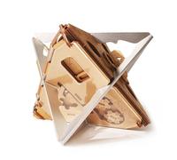 PUZZLE POTATO - Anti-Gravedad - Juego de Escape Room - Puzzle Box - Caja Puzzle de Madera - Rompecabezas 3D - Caja del Tesoro (Metal)