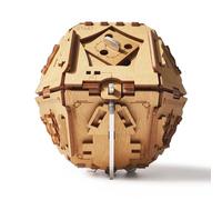 PUZZLE POTATO - La Piedra Filosofal - Juego de Escape Room - Puzzle Box - Caja Puzzle de Madera - Rompecabezas 3D - Caja del Tesoro (Metal)