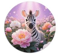 Puzzle Potro de Cebra 1000 Piezas - para Adultos Y Niños Rompecabezas De Peony Mar de Flores, Juguete EduGatoivo, Decorativo, Regalo Original 1000pcs (67.5x67.5cm)