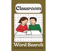 Puzzle Power: Classroom: Word Searches with Easy to Read Print about the Classroom and More (6x9 inches, 110 Pages) 50+puzzles Gift for Vacations and Free Times.