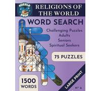 Puzzle Prof’s Religions of the World Word Search Puzzle Book for Adults and Seniors: A Collection of Challenging Large Print Word Search Puzzles with ... Theme (Puzzle Prof Word Search Collection)