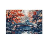 Puzzle Puente Puzzle 1000 Piezas Árbol Imposible, DIY Obra de Arte de Juego de Rompecabezas para Adultos, Rompecabezas de Alta Definición Multicolor, Regalo Mujer Decoracion Hogar 75x50cm E-1160