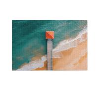 Puzzle Puente Puzzle 2000 Piezas Playa Imposible, DIY Obra de Arte de Juego de Rompecabezas para Adultos, Rompecabezas de Alta Definición Multicolor, Regalo Mujer Decoracion Hogar 99x70cm E-198