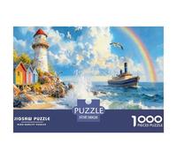 Puzzle Puerto Marítimo De 1000 Piezas Interesante Rompecabezas Adultos De 1000 Piezas Obra De Arte Entretenimento 38x26cm/1000pcs