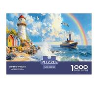 Puzzle Puerto Marítimo De 1000 Piezas Interesante Rompecabezas para Adultos De 1000 Piezas Decoracion Regalo 52x38cm/1000pcs