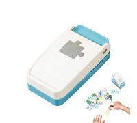 Puzzle Punch Cutter, DIY Jigsaw Craft Tool, Photo Puzzle Maker for Custom Designs, Precision Cutting Device with Easy Press Mechanism, Scrapbooking Accessory, Card Making Use for Photo Craft Projects