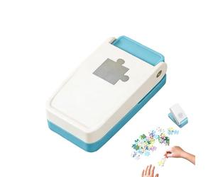 Puzzle Punch - Jigsaw Puzzle Piece Cutter | DIY Craft Making Tool | Precision Cutting Tool, Scrapbooking Photo Craft, Card Making Stencil, Creative Crafting Projects, Picture Photo Scrapbook, Handmade