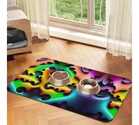 Puzzle qui se dispersent - Mantel de piel absorbente para mascotas, 30 x 45 cm, con base de goma antideslizante para gatos y perros