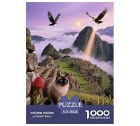 Puzzle Ragdoll 1000 Piezas para Adultos Y Niños Juego Difícil Puzzle Ragdoll Oso Pardo Águila Decorativo Regalo Original 38x26cm/1000pcs