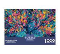 Puzzle Rainbow_Colorful_árbol De 1000 Piezas Interesante Rompecabezas Hombres Y Mujeres De 1000 Piezas Obra De Arte Regalo 38x26cm/1000pcs