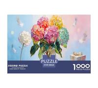 Puzzle Ramo de Hidrangea De 1000 Piezas Interesante Rompecabezas Adultos De 1000 Piezas Juego Entretenimento 38x26cm/1000pcs