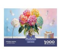 Puzzle Ramo de Hidrangea De 1000 Piezas Interesante Rompecabezas para Adultos De 1000 Piezas Pintura Regalo 70x50cm/1000pcs