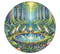 Puzzle Rana 1000 Piezas para Adultos Y Niños Juego EduGatoivo De Cochetón Rompecabezas Rana Piscina Mágica Decorativo Regalo Ideal 1000pcs (67.5x67.5cm)