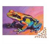 Puzzle Rana Dardo Veneno De 1000 Piezas Animales Rompecabezas para Adultos De 1000 Piezas Pintura Regalo 70x50cm/1000pcs