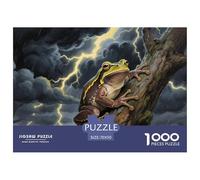 Puzzle Rana de árbol De 1000 Piezas para Adultos, Rompecabezas Bosque de tormenta Adultos, Juego Familiar Productos Lúdicos Creativos 70x50cm/1000pcs