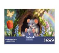 Puzzle Rata del Agujero del árbol De 1000 Piezas Animal Rompecabezas para Adultos De 1000 Piezas Juego Hobby 38x26cm/1000pcs